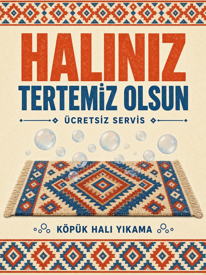 Köpük Halı Yıkama İzmir halı yıkama ücretsiz servis